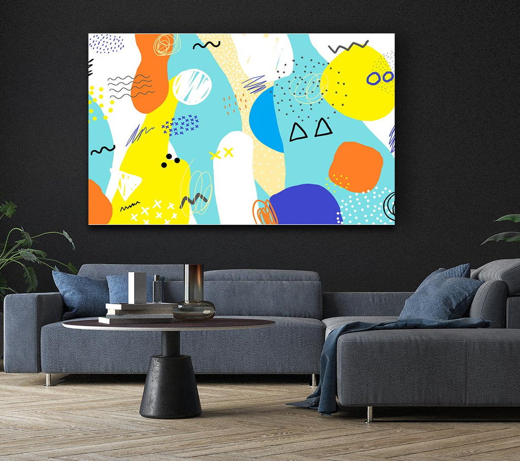 Picture of Modern contemporary illustration Canvas Print Wall Art