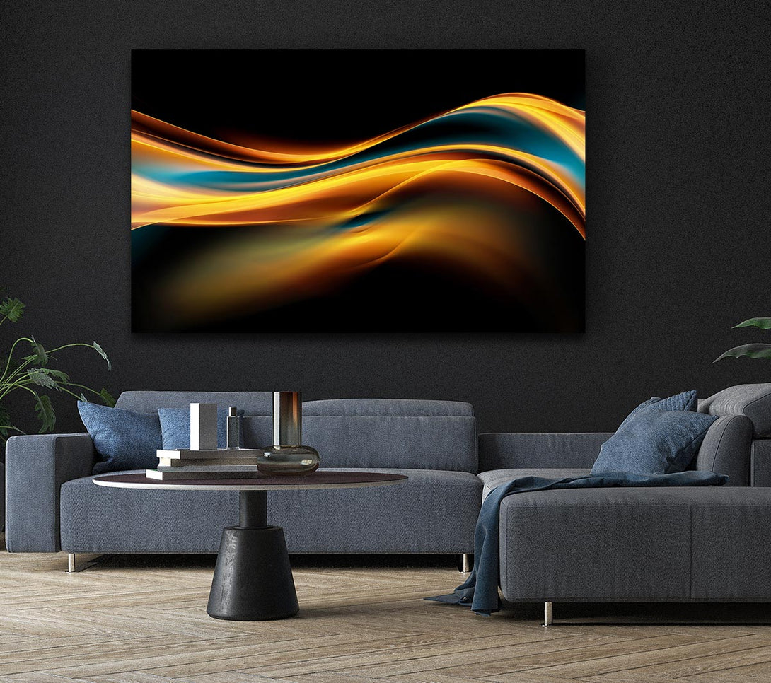 Picture of Flow of liquid light Canvas Print Wall Art