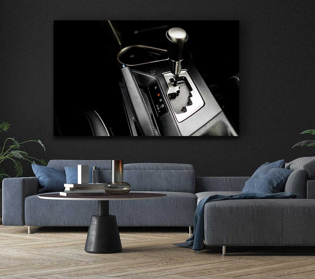 Picture of Car Automatic selector Canvas Print Wall Art