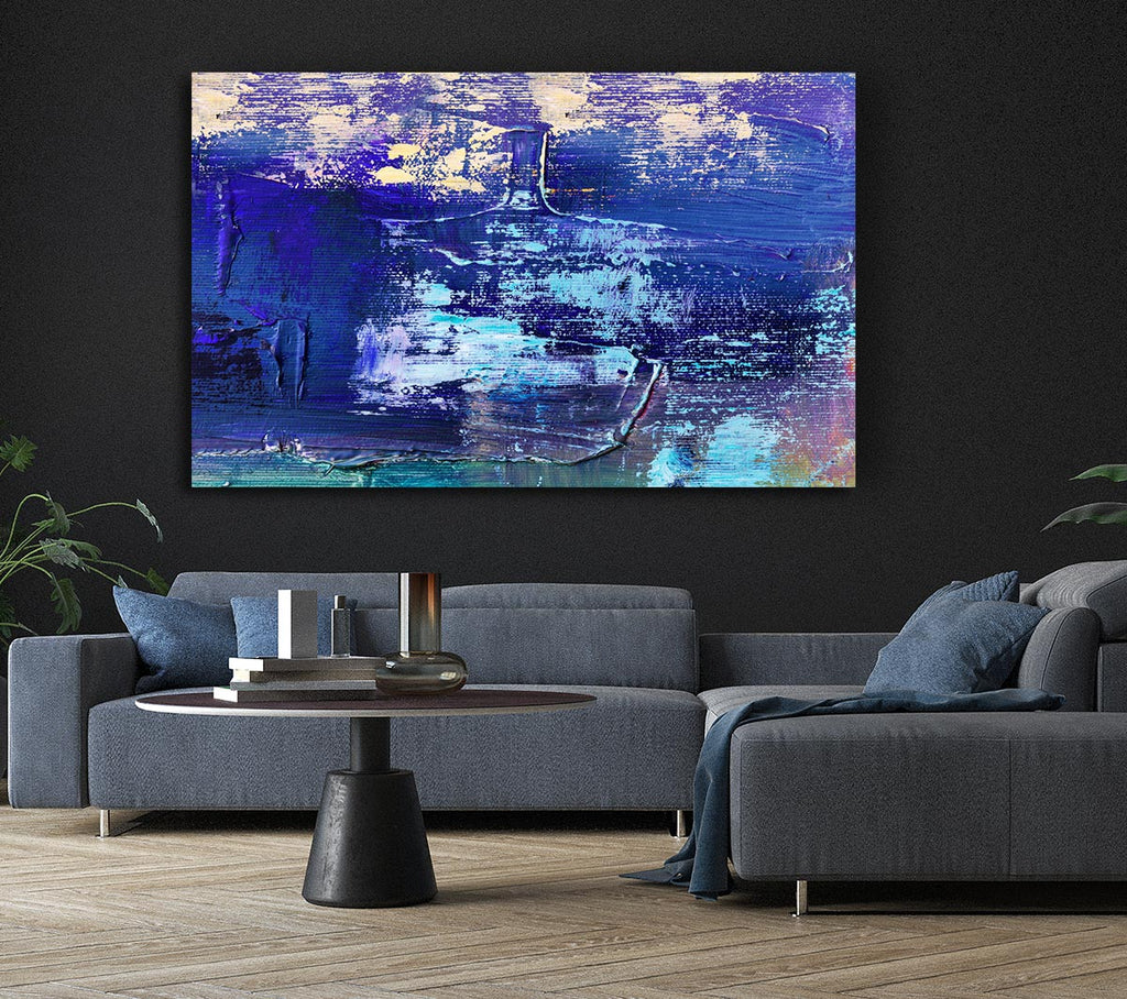 Picture of Acrylic Art Paint Textures Canvas Print Wall Art