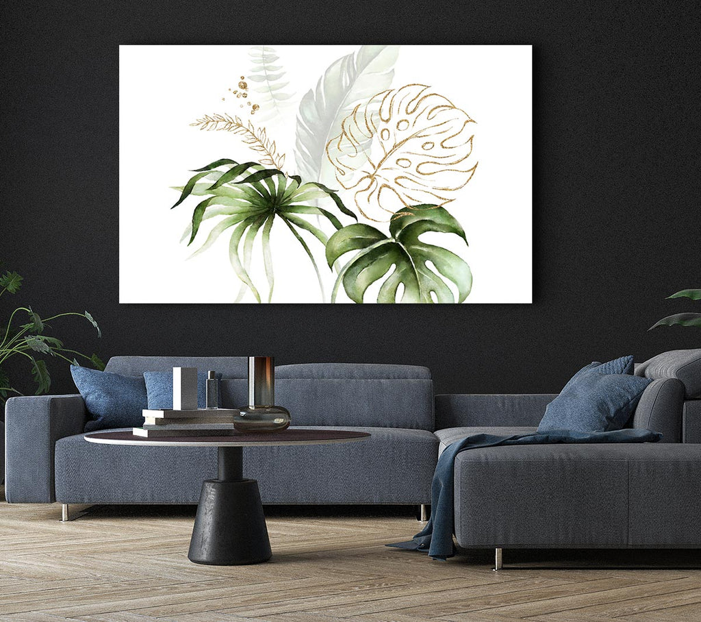 Picture of Beautiful Cheese Plant Canvas Print Wall Art