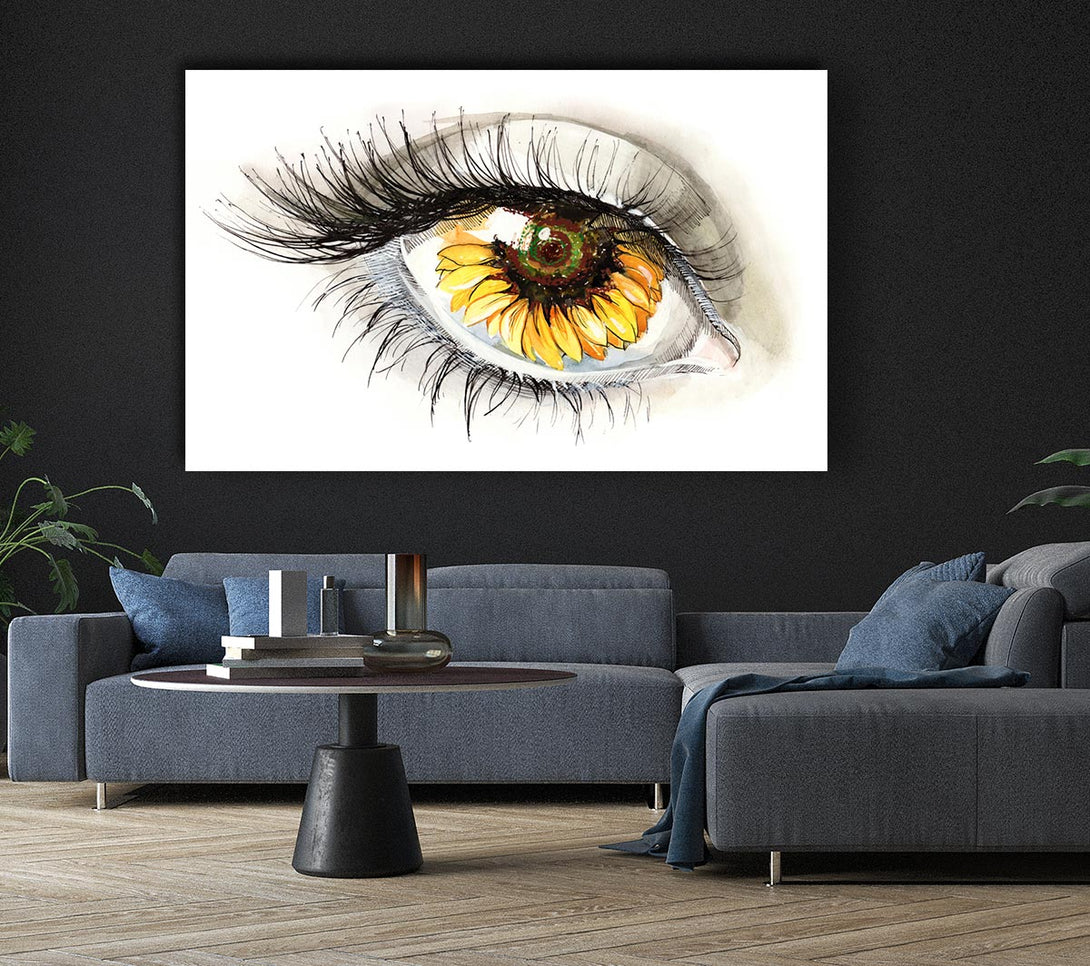 Picture of The Golden Eye Canvas Print Wall Art