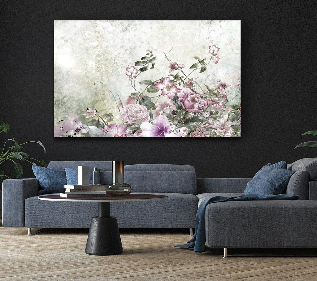 Picture of Pink Blossom Wild Canvas Print Wall Art