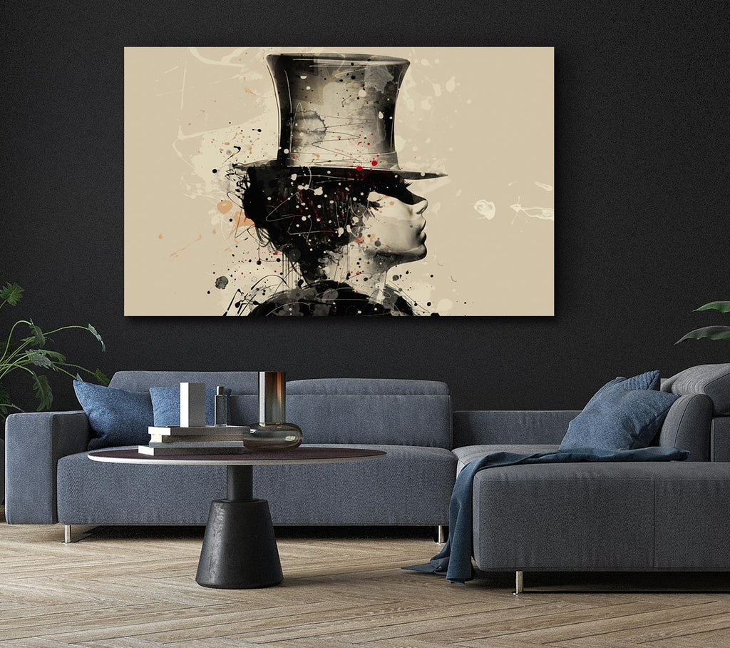 Picture of Top Hat Royalty Canvas Print Wall Art