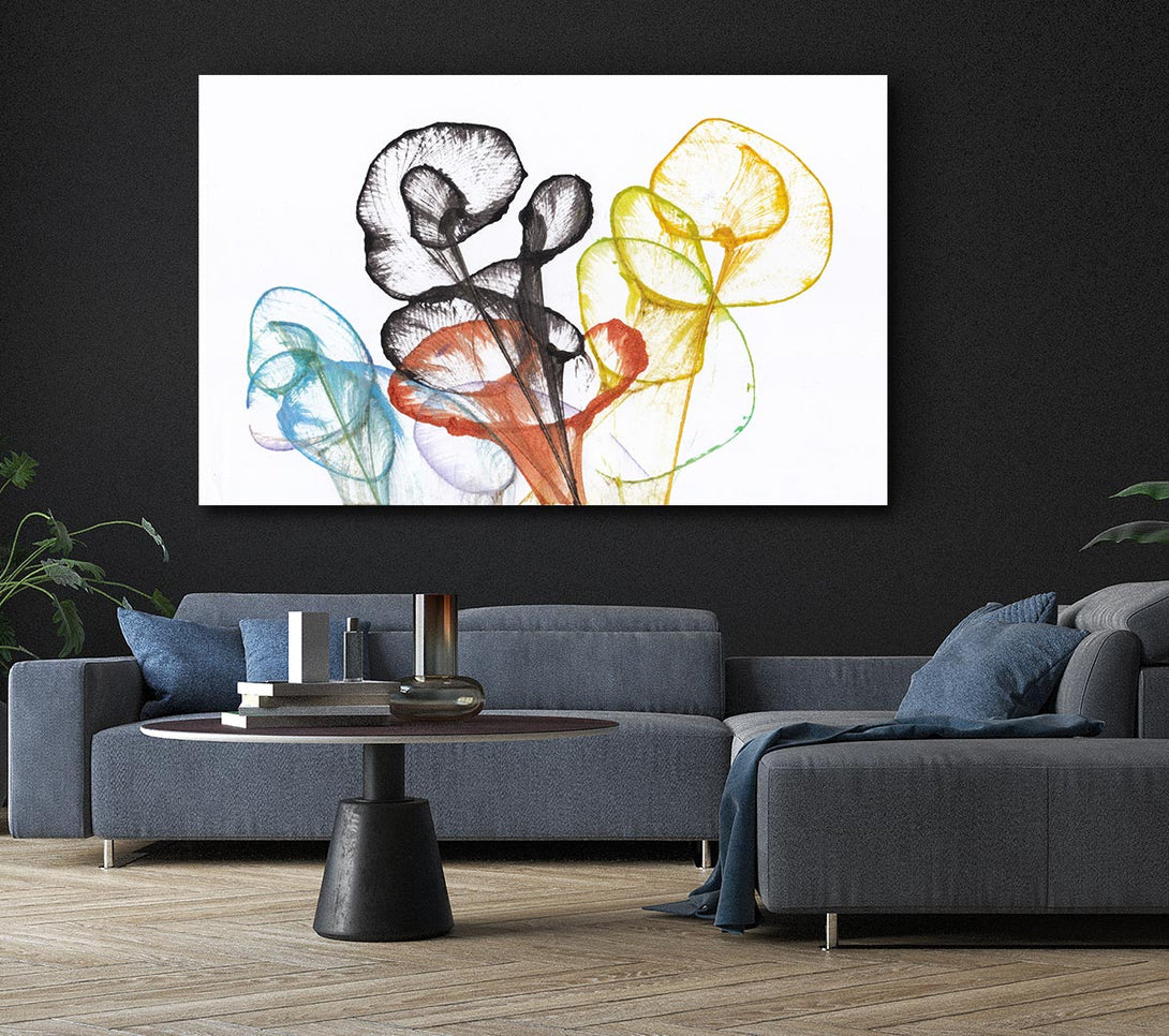 Picture of The Abstract Ink In Water Canvas Print Wall Art