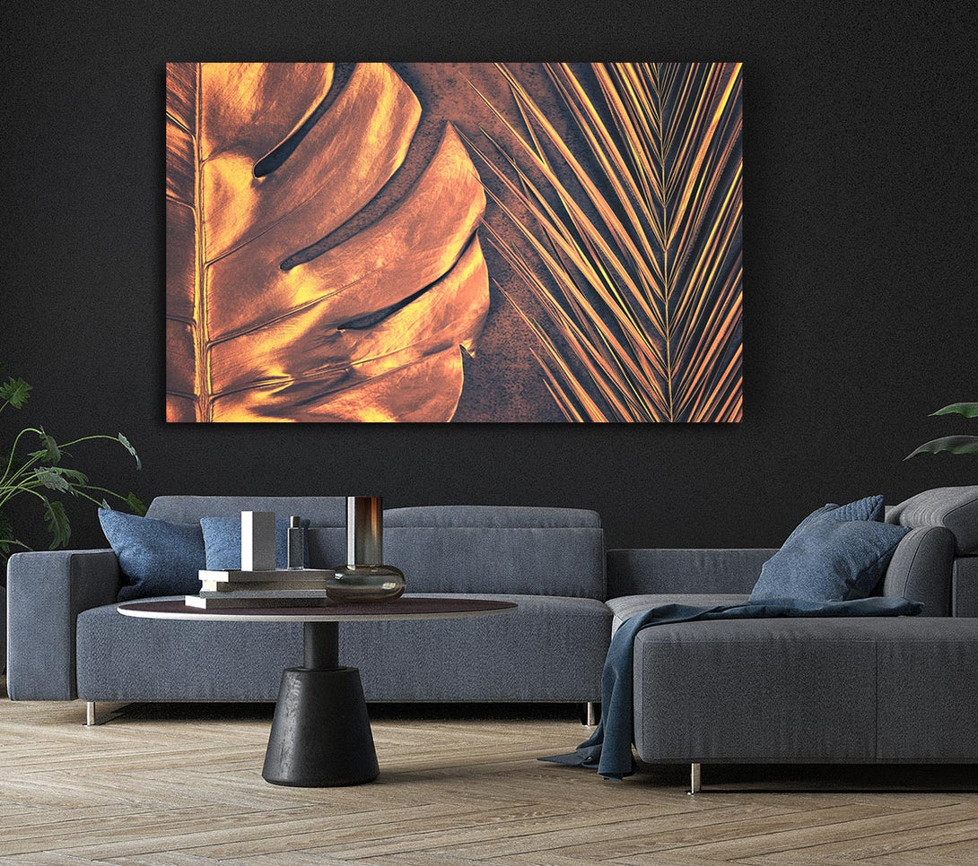 Picture of The Gold Leaf Canvas Print Wall Art