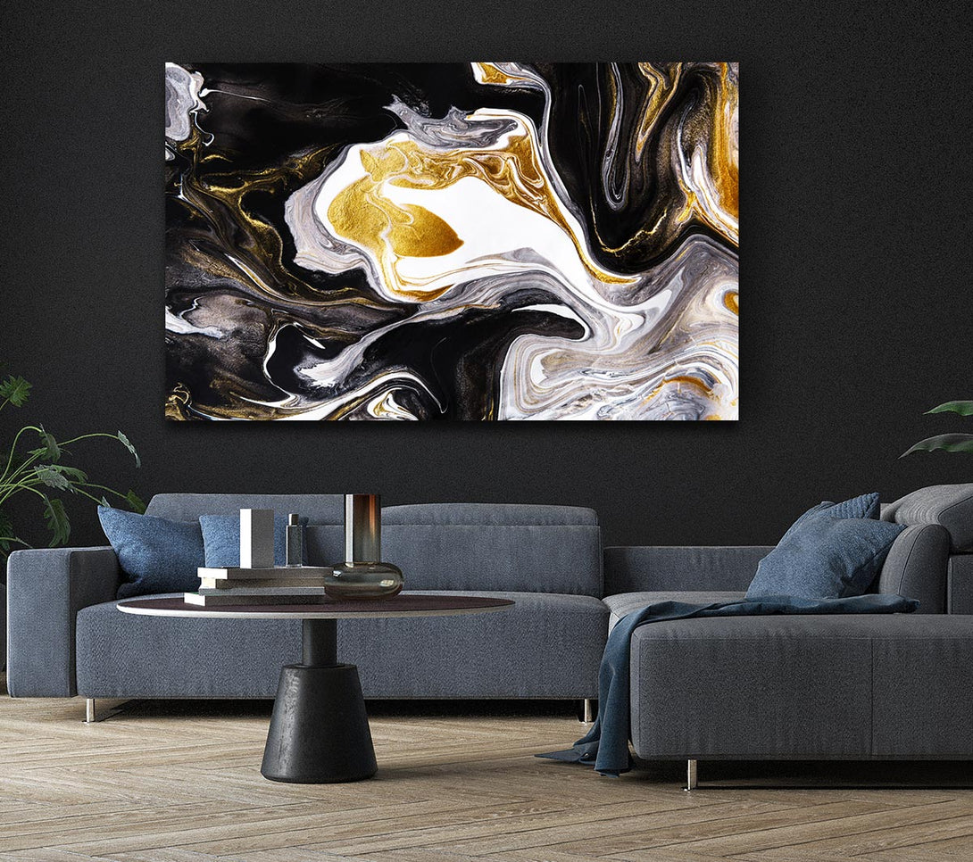 Picture of Liquid Coffee Canvas Print Wall Art