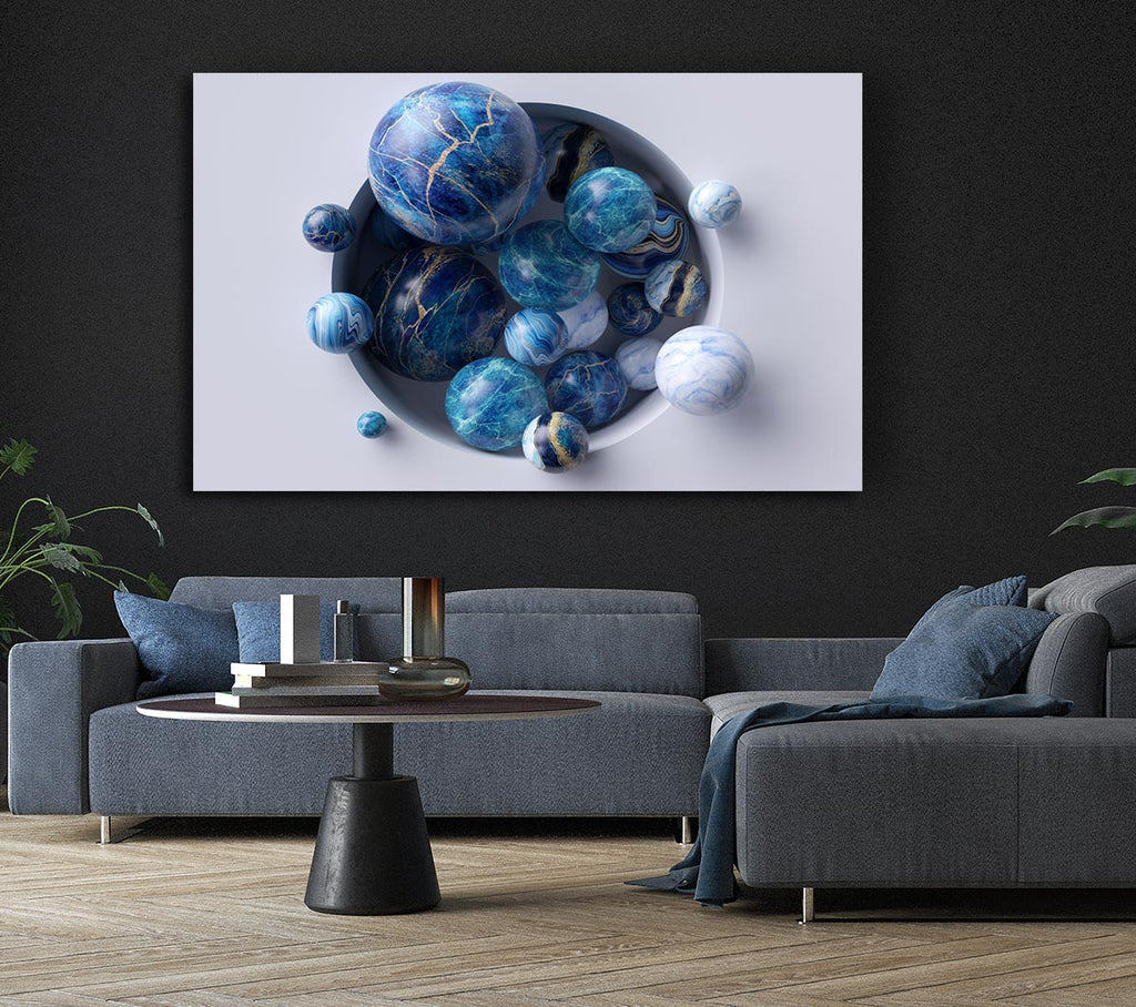Picture of The Spheres In The Hole Canvas Print Wall Art