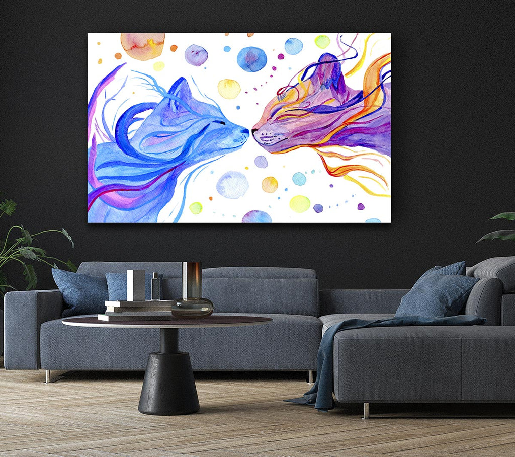 Picture of The Cat Universe Canvas Print Wall Art