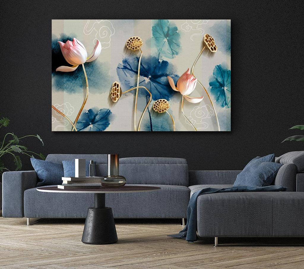 Picture of Stunning Flower Pose Canvas Print Wall Art