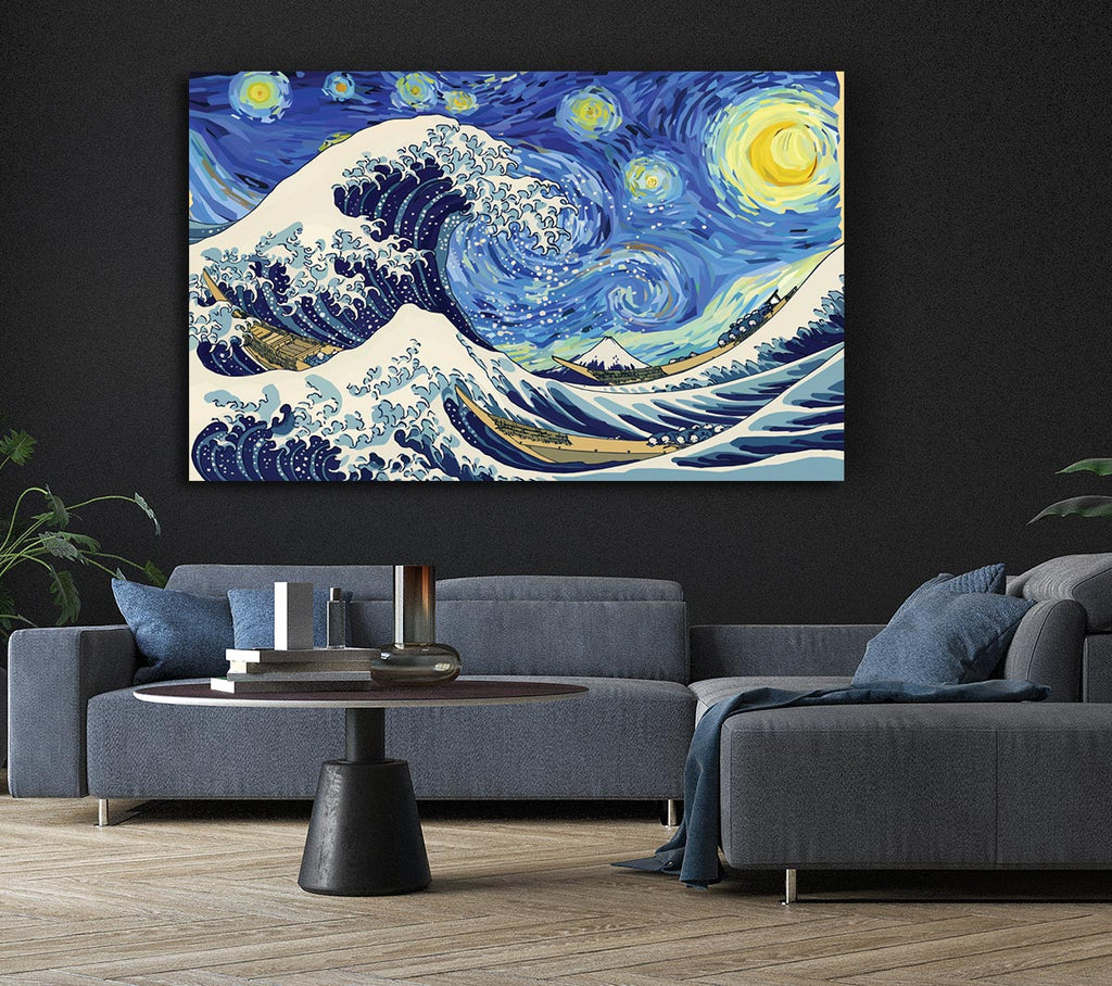 Picture of The Classic Art Mashup Canvas Print Wall Art