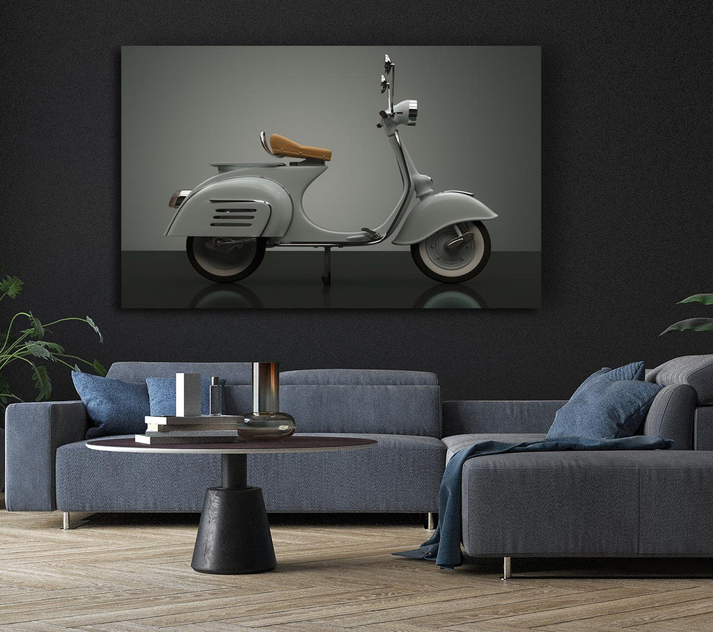 Picture of The Awesome Scooter Canvas Print Wall Art