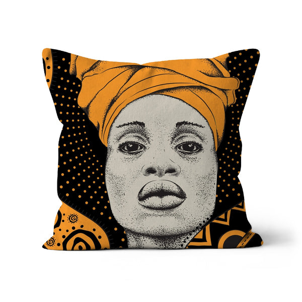 African Woman Ethnic Cushion
