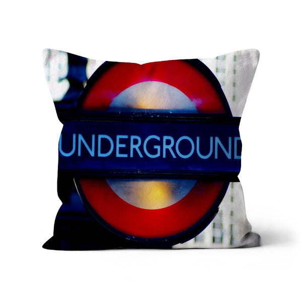 London Underground Architecture Cushion
