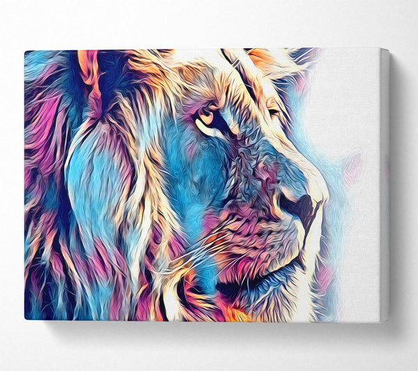 Löwenkopf Aquarell