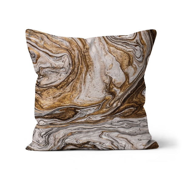 Glitter Coffee Abstract Cushion