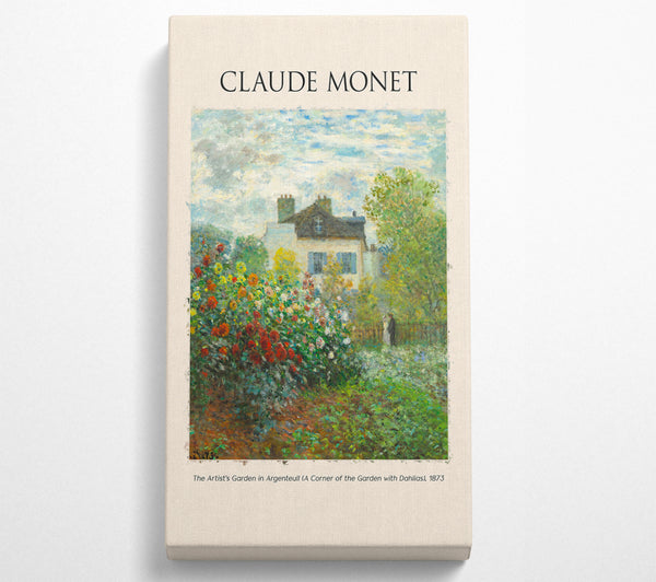The Artist'S Garden In Argenteuil By Claude Monet