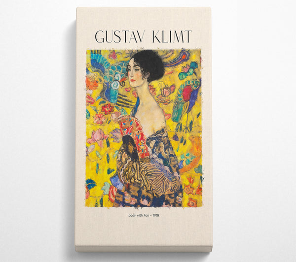 Dame mit Fächer - 1918 von Gustav Klimt