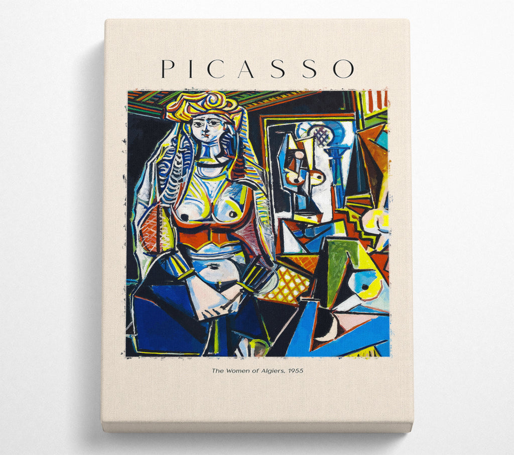 A Square Canvas Print Showing The Women Of Algiers, 1955 By Picasso Square Wall Art