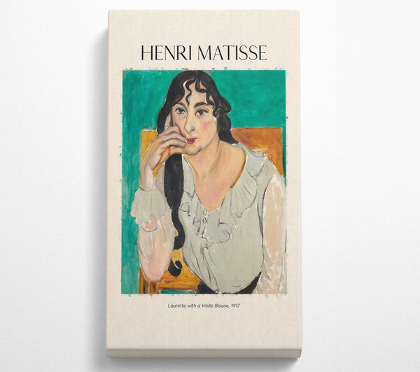 Laurette mit weißer Bluse, 1917 von Henri Matisse
