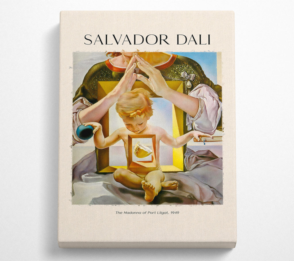 A Square Canvas Print Showing The Madonna Of Port Ligat, 1949 By Salvador Dali Square Wall Art