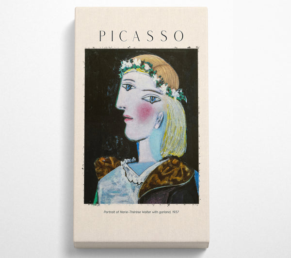 Porträt von Marie-Thérèse Walter mit Girlande, 1937 von Picasso