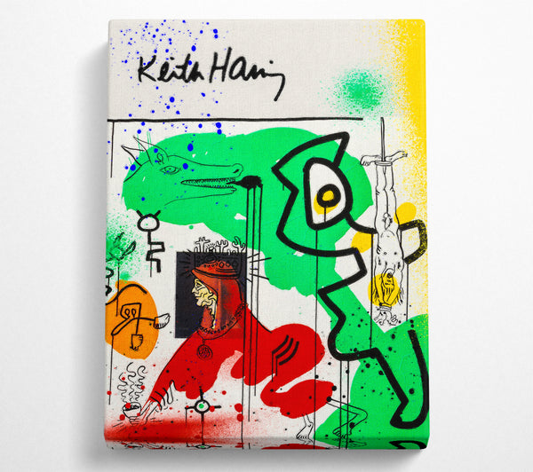 Keith Haring – Frau in Rot