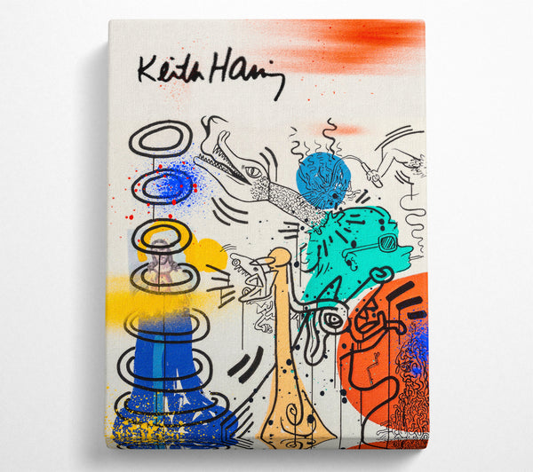 Keith Haring Schlange