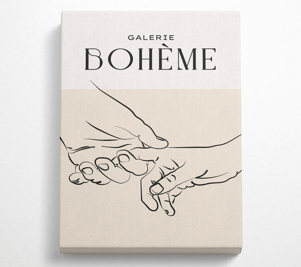  A Canvas Print of Hands Holding Canvas Wall Art