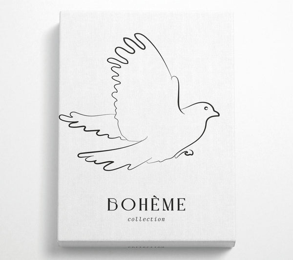  A Canvas Print of Boheme Dove Canvas Art