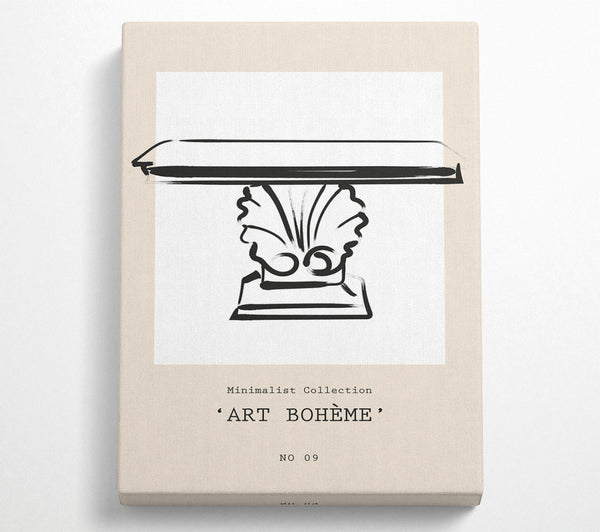  A Canvas Print of Bench In The Garden Canvas Print