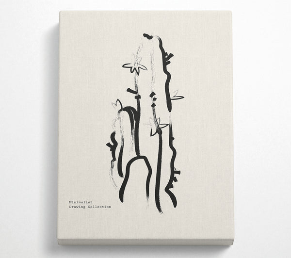  A Canvas Print of Cactus Lines Canvas Art