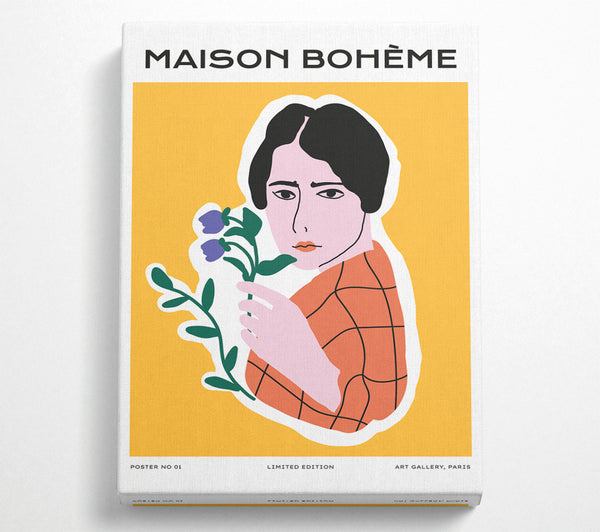  A Canvas Print of Maison Boheme Illustration Canvas Art