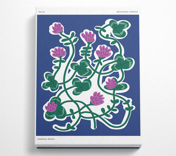 Frühlingszeit Blumen auf Lila