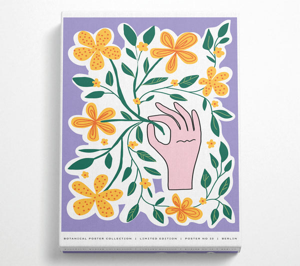  A Canvas Print of Hand Picked Flowers Canvas Art