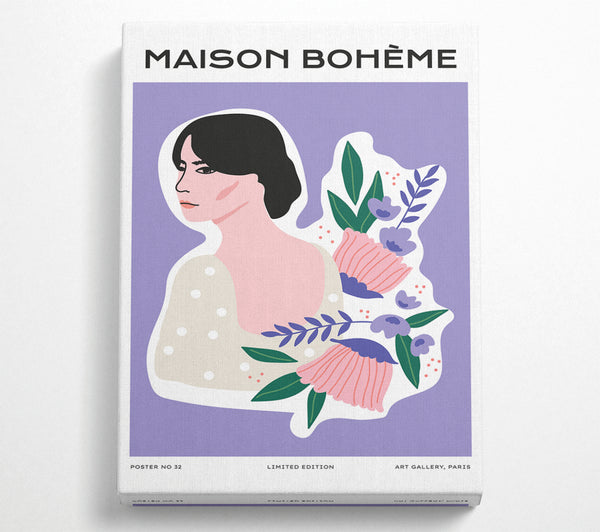  A Canvas Print of Lavendar Woman Canvas Art