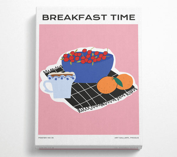  A Canvas Print of Breakfast Time Canvas Print