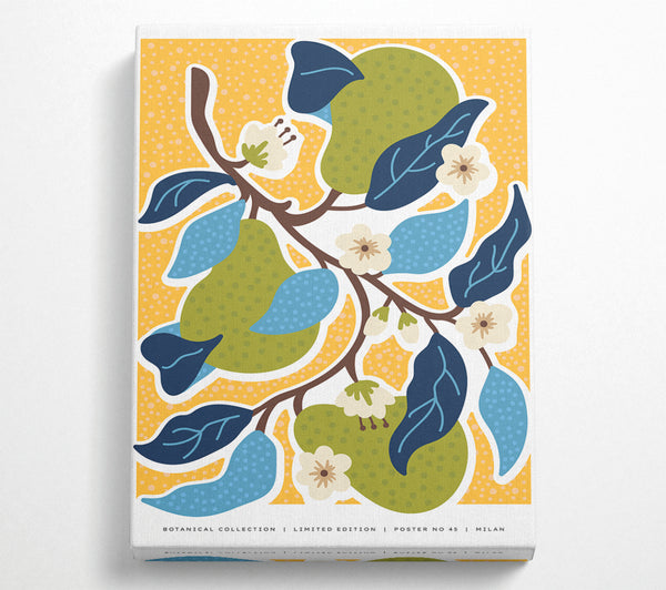  A Canvas Print of Branch Of Beautiful Blossons Canvas Wall Art