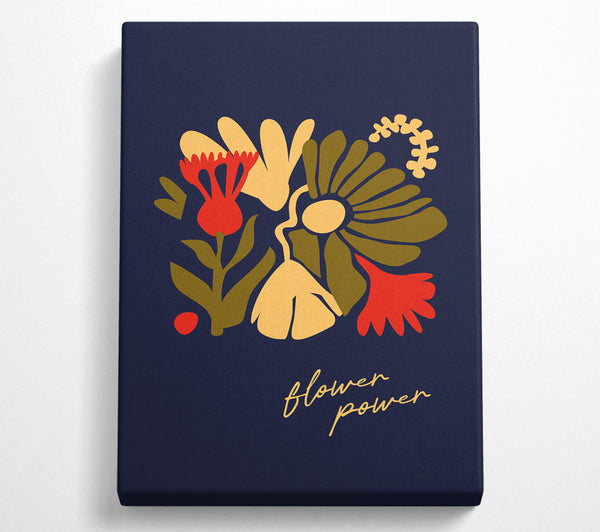 A Canvas Print of Flower Power Canvas Print