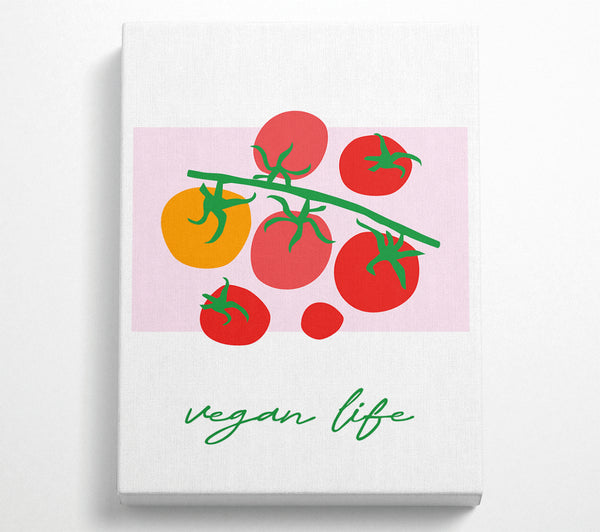  A Canvas Print of Vegan Life Canvas Art