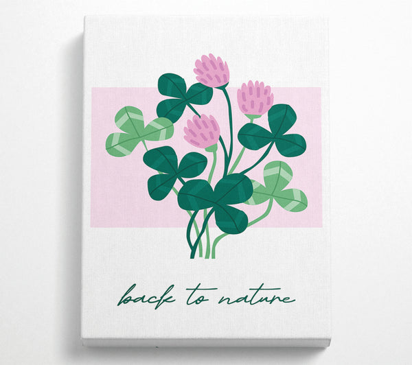  A Canvas Print of Back To Nature Flowers Canvas Art