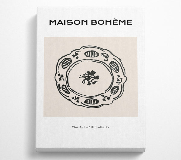  A Canvas Print of China Plate Canvas Art