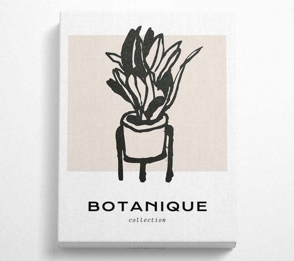  A Canvas Print of Botanique Flower Vase Canvas Print