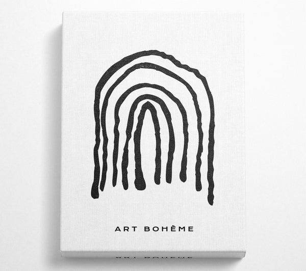  A Canvas Print of Bohemian Rainbow Canvas Print