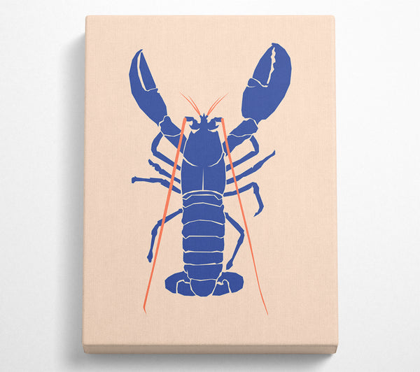  A Canvas Print of Blue Lobster Canvas Print