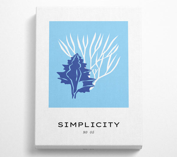  A Canvas Print of Simple Corals Canvas Wall Art