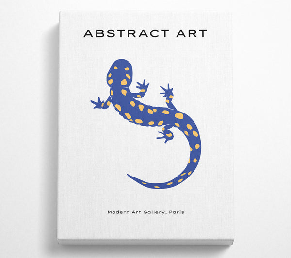  A Canvas Print of The Blue Gecko Canvas Print