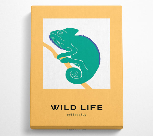  A Canvas Print of Chameleon Charm Canvas Print