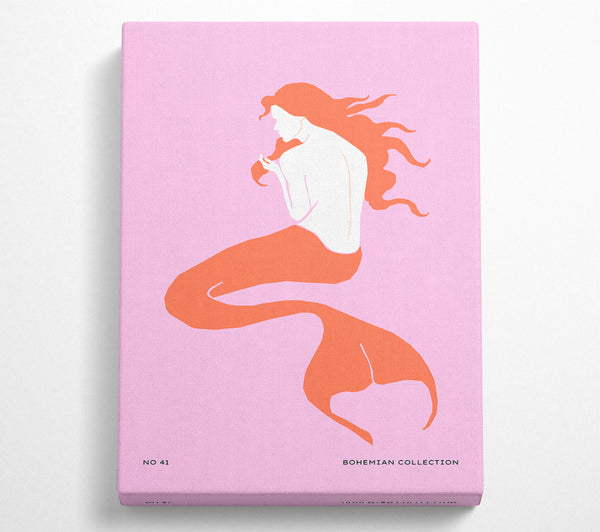 Mermaid On Pink