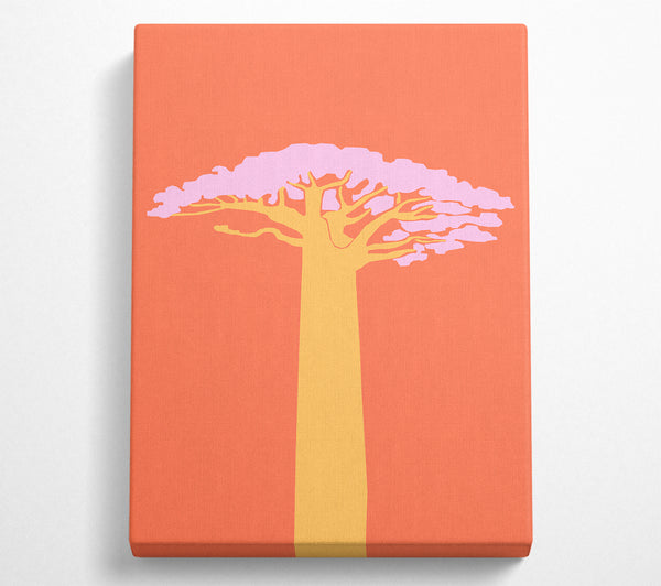  A Canvas Print of African Tree Canvas Wall Art